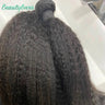 28 30 Inch Kinky Straight Human Hair Bundles Remy Yaki Straight Hair 1/3/4 Bundles Natural Hair Weave 100% Human Hair Extensions