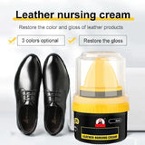 Leather Repair Cream Liquid Shoe Polish High Quality Shoe Polish for Leather Boot Purse Furniture Wax Leather Conditioner 50ML