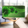 St. Patrick S Day Lucky Shamrock Women Wallet Irish Day Green Theme PU Leather Girls Purse Portable Travel Long Ladies Wallets