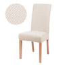 Elastic Dining Chair Cover Thick Jacquard Spandex Chair Cover for Dining Room Anti-Slip Kitchen Chair Cover 1/4/6/8 Pieces