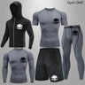 MMA Tactics Men's Thermal underwear Set Fitness leggings base Compression Sports suit underwear Long Johns Men Clothing Brand