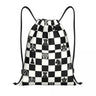 Chess Endgame Pattern Drawstring Backpack Women Men Sport Gym Sackpack Portable Board Game Shopping Bag Sack