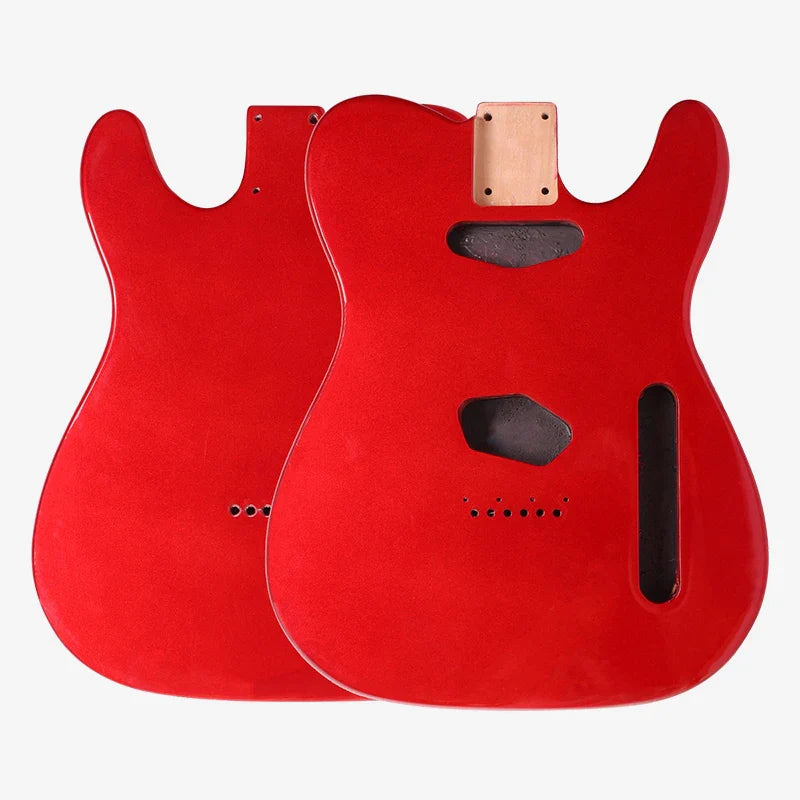 High- quality TL guitar body Alder Metal Red DIY Finish electric guitar part for Telecaster