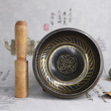 Tibetan Bowl Copper Nepalese Bowl Handmade Tibetan Singing Bowl Set Religion Carft with Mallet Mat Easy To Play for Beginners