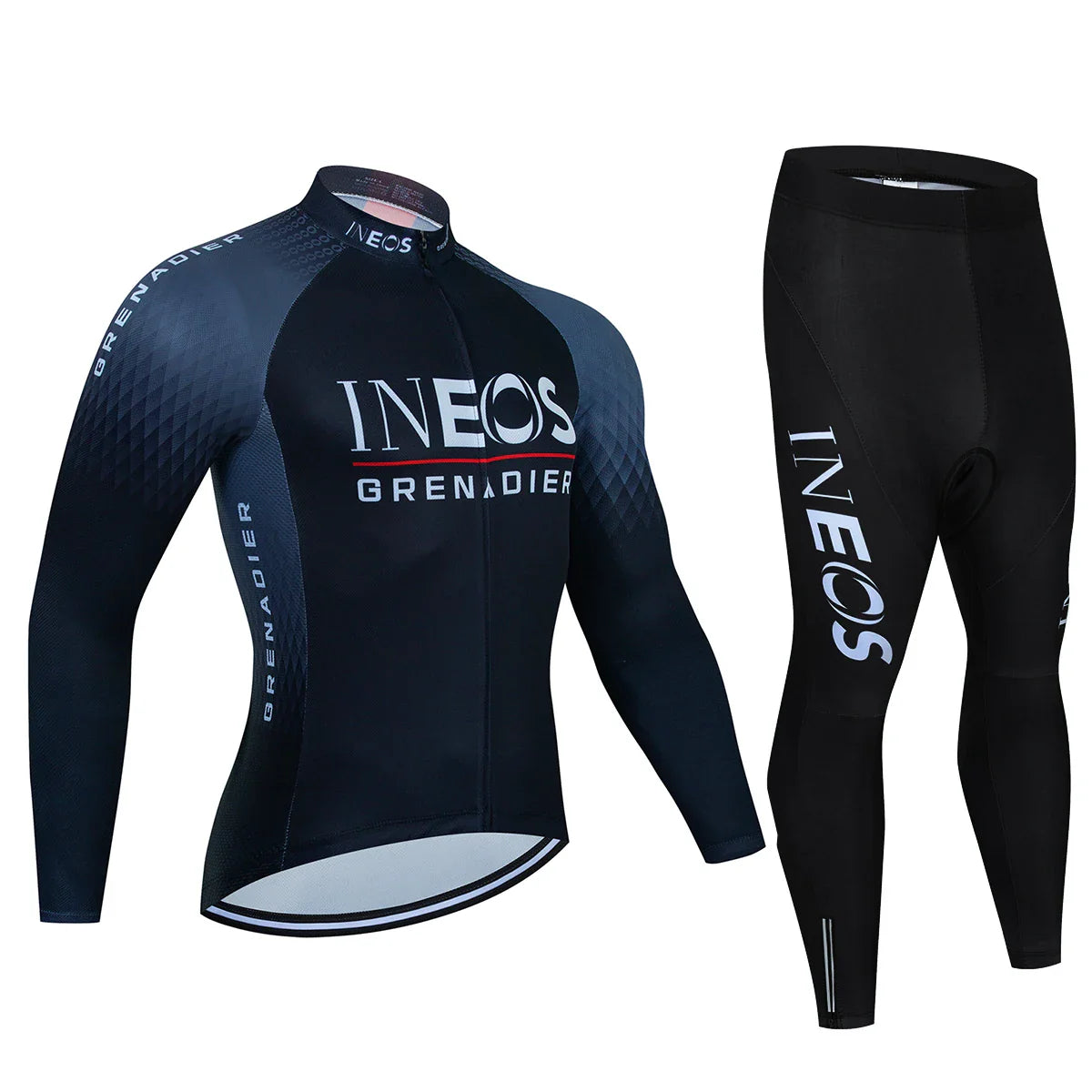 Ineos Grenadier Autumn Cycling Jersey Set Long Sleeve Quick-Dry Bicycle Clothing MTB Maillot Ropa Ciclismo Road Bike Sports Wear