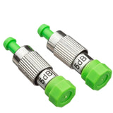 FC APC Fiber Attenuator, Optical Female to Male Adapter, Fiber Equipment Coupler, 3dB, 5dB, 7dB, 10dB, 0-30dB, FTTH, 2PCs