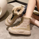 2023 New Winter Snow Women’s Ankle Boots Thick Bottom Warm Short Plush Comfortable Snow Boots for Women Fashion Botas Mujer