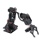 Steam DIY 6 DOF Robot Metal Alloy Mechanical Arm Claw Kit MG996 for Arduino Robotics Kit Ps2 Wireless Control Programmable Toys