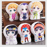 Animation Derivatives Kujo Jotaro Jolyne Weather Report Giorno Giovanna Anime Plushie Cushion Bolster Doll Stuffed Plush Toys