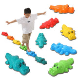 Children Crocodile Balance Stone Montessori Toys Sensory Integration Training Outdoor Play Social Activities Parish Sports Toys