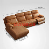 Tech Smart Electric Reclining Sofa Set Functional Genuine Leather Sofa Cama L Shape Sectional Couch Theater Seats Convertible S