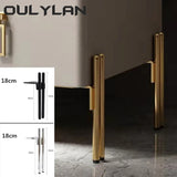 Oulylan 4PCS Furniture Legs Metal For Sofa Cabinet Double Headed Metal Table Legs Bed Feet Cabinet Replacement Parts