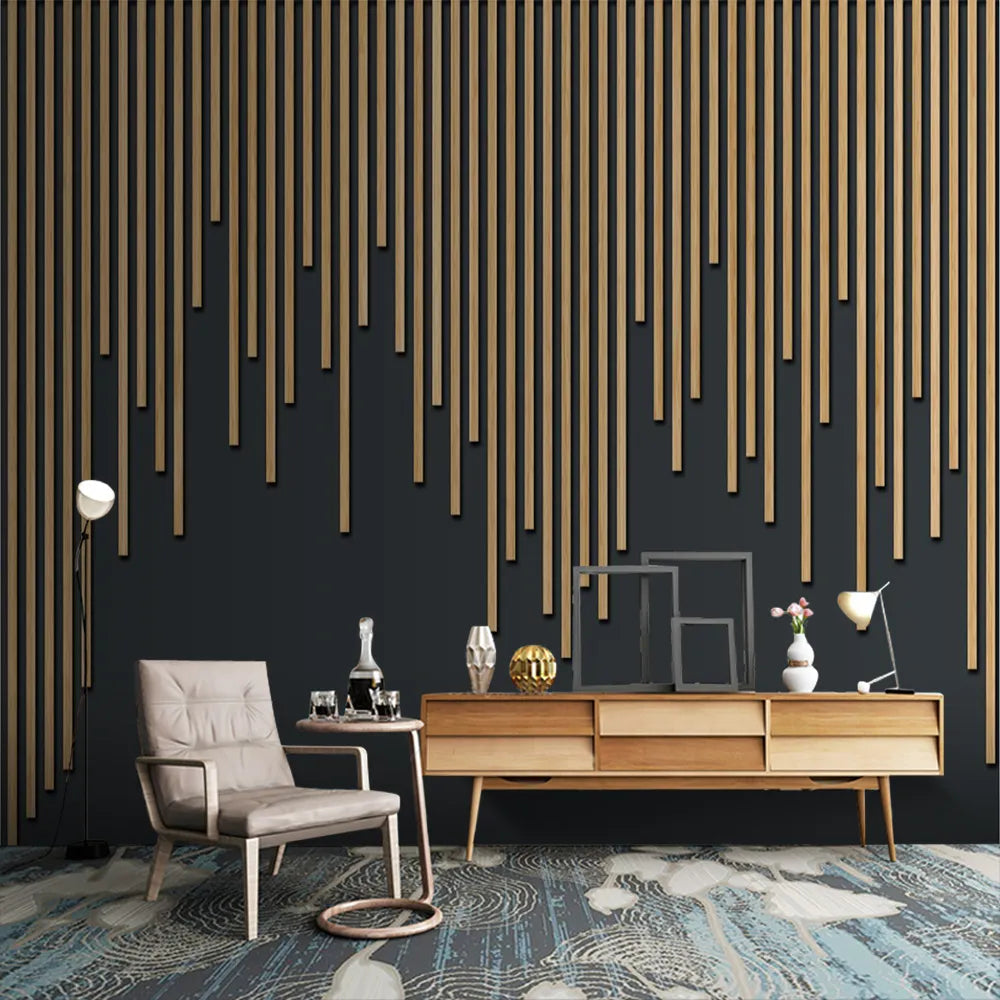 custom papel de parede 3D Wood grain Wall paper home decor Hotels Mural wallpapers for living Room Bedroom art wall stickers