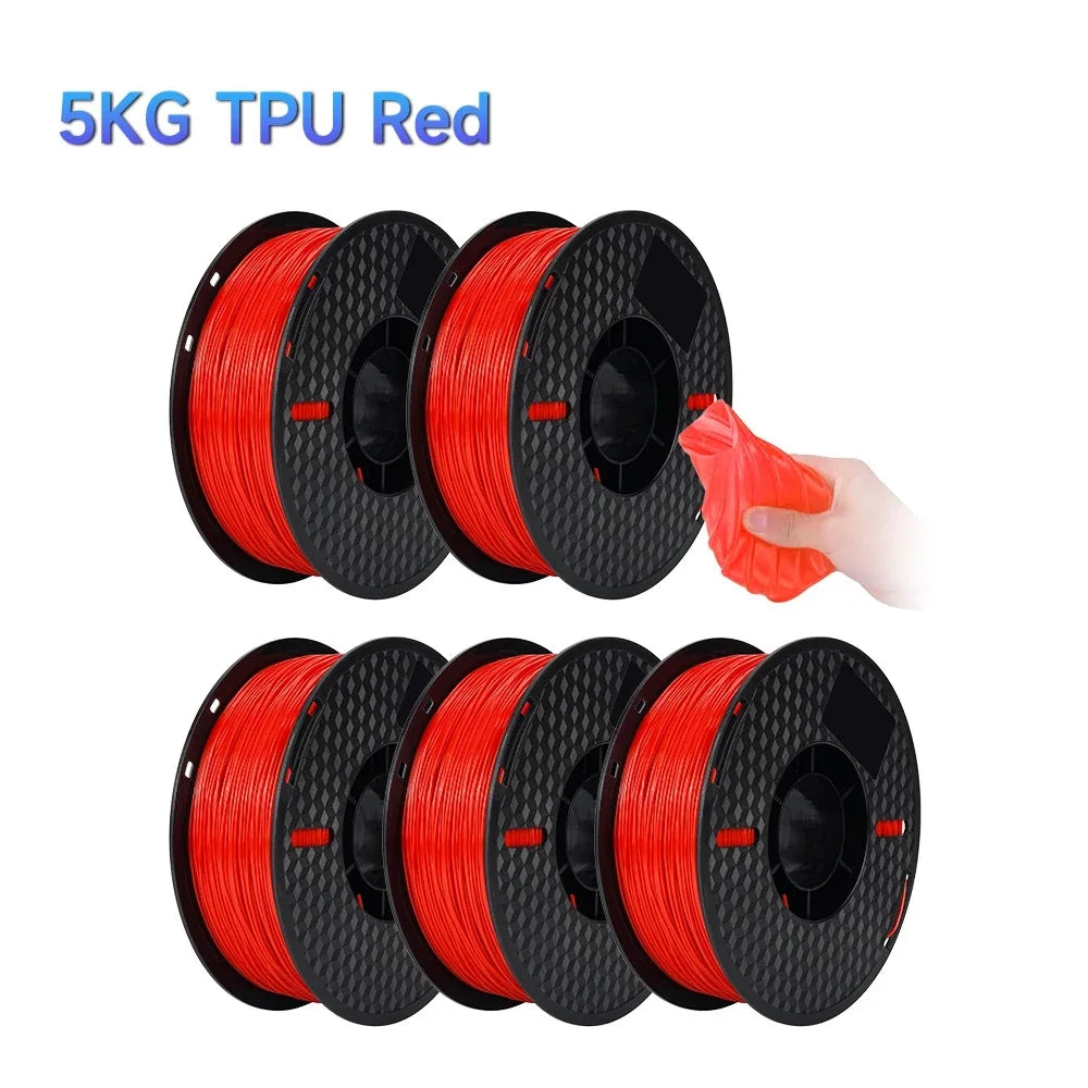 5kg/set PLA/PETG/TPU Filament 1.75MM 3d Printer Filament Materials 100% No Bubble Plastic Printing Materials for 3d Pen