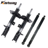 4PCS Front Rear Shock Absorbers Without ADS For Ford Escape 2001-2012 8L8Z18124BR 7M6Z18125C 8L8Z18124BL