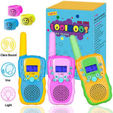 T388 Walkie Talkie Children Radio Receiver Walkie Talkie Toy Kids Birthday Gift Child Toys for Boys Girls 3 Km Hand-held 2Pcs