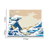 Creative Art Van Gogh Paintings The Starry Night MOC The Great Wave of Kanagawa Micro Building Blocks Education Toys Kids Gifts