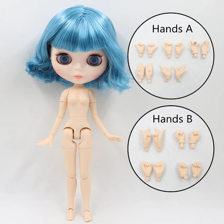 ICY DBS Blyth Doll 1/6 BJD Joint Body White Skin Special Offer On Sale Random Eyes Color 30cm TOY Girls Gift Anime