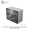 ZZAW C2 C2P M-ATX Computer Case Side Transparent MINI-ITX All Aluminum Desktop Office Small Chassis Supports Long Graphic Card