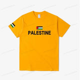 Women's Palestine Plus Size Cotton Name Palestine Map Men's T-Shirt Cotton T-Shirt Top Gaza T-Shirt Fashion T-Shirt Clothing