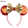 10Pcs/Lot New Colors Mouse Ears Headband Women Festival Party Cosplay Hairband Girls Gift Kids DIY Hair Accessories Wholesale