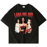 New Lana Del Rey Ldr Graphic Print T Shirt Fashion Streetwear Short Sleeve Casual Crew Neck Plus Size T Shirt Women