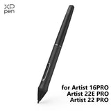 XP-Pen P02S Wired Recharging Stylus with 8 Replace Nibs for Graphic Monitor Artist 16 Pro/22 Pro/22E Pro