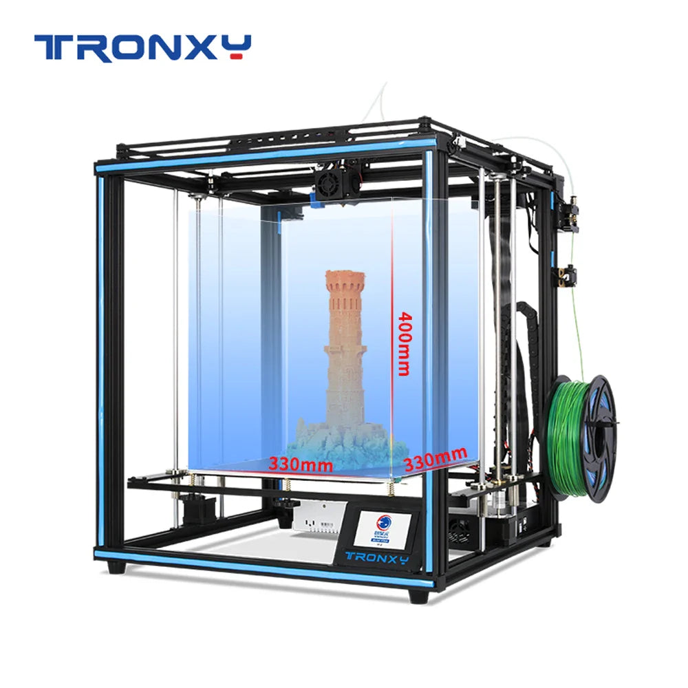 Tronxy 3D Printer X5SA 2E DIY Kits CoreXY Structure  With Build Size 330*330*400mm Auto leveling 3D Impresora