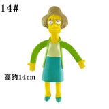 NJ Croce The Simpsonas Figure Bendable Doll Ornaments Accessories Fantasy Figurines Children Present