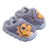 Winter Children‘s Slippers New Kids Home Shoes Dinosaur Warm Plush Indoor Non-Slip Soft Slipper For Boys Girls