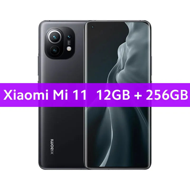 Global ROM Xiaomi Mi 11 Smartphone Snapdragon 888 Octa Core 120Hz AMOLED Display 55W Fast Charging 108MP Rear Camera