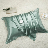 1PCS 100% Pure Silk Pillowcase Queen King Size for Hotel Home Soft Healthy Cushion  Cover Silk Pillowcase Pillow Case 48*74CM