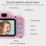 Kids Mini Cartoon Camera 2 Inch 8MP HD Screen Educational Children Toys Portable Video Camera Digital SLR Camera