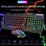 Burst Office Gaming Keyboard & Mouse Set Gaming peripheral mechanical feel luminous keyboard and mouse set