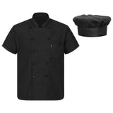 Adults Unisex Chef Shirt Women Mens Restaurant Work Shirt Uniform Stand Collar Chef Coat Canteen Hotel Cook Food Service Jacket