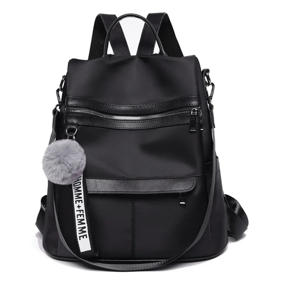 3 In 1 High Quality Anti-theft Backpack Women Waterproof Oxford Shoulder Bags School Bags for Teenager Girls Rucksack Travel Bag