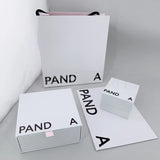 New packaging 3-piece set handbag bracelet necklace ring box Panjiado exquisite packaging gift box gift bags