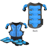 Blue Children Full Body Protector Vest Armor Kids Riding Jacket Anti Falling Protection Gear Motocross Motorcylce BMX MX Armour