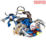 Choo-Choo Charles Horrors Game Building Blocks Demonic Spider Train Animal Monster Figures Bricks Christmas Halloween Toys Gifts