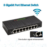 5 8 Port 1000Mbps Gigabit Network Switch Ethernet Smart Switcher High Performance RJ45 Hub Internet Splitter