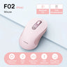 Baseus F02 Wireless Mouse Bluetooth 5.2 2.4G 4000DPI Ergonomic 6 Mute Buttons Mice for iPad MacBook Tablet Laptop Computer Mouse