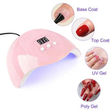 UV LED Lamp Kit With 20000RPM Electric Nail Drill Machine Files Buffer 18LEDS Nail Dryer for Remove Dead Skin Manicure Tools Set