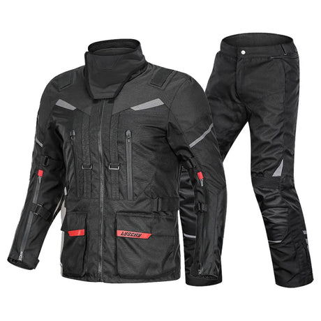 New Motorcycle Jacket Pant Suit Waterproof Cold-proof Motorbike Jacket Moto Motocross Riding Clothing CE Protective Gear