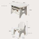 Children Furniture Study Table for Kids Plastic Home Kindergarten Game Learning Table Kid's Desk and Chair Set Baby Toy Desk