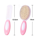 2pcs/let Baby Care Comb Set Anti-scratch Girl Hairbrush Newborn Hair Brush Infant Comb Head Massager Kids Comb