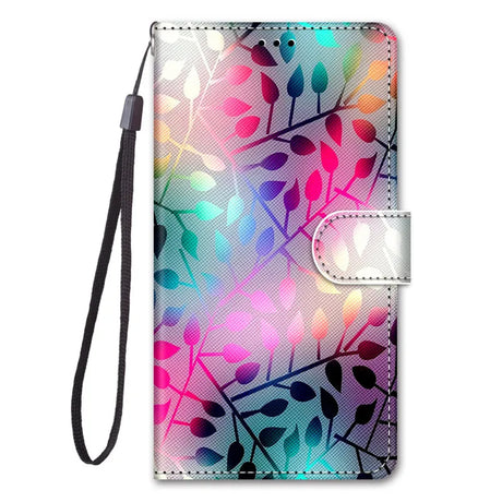 Leather Magnetic Case For Samsung Galaxy A25 A24 A14 4G A34 A54 5G SM-A256B A245F Phone Cover Flip Wallet Painted Funda Etui