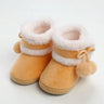 Winter Sweet Newborn Baby Girls Princess Winter Boots First Walkers Soft Soled Infant Toddler Kids Girl Footwear Shoes Booties