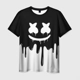 Street Fashion T-Shirt For Men Short Sleeve Hip Hop Print Tee Shirt Handsome Male T Shirt Pullover Man Oversized Clothing 2024