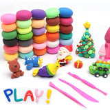 500g Super Light Clay Colorful Plasticine Color Handmade Soft Modeling Clay Educational Toy DIY Light Slimes For Children