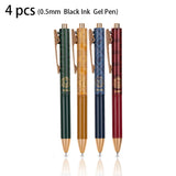 Deli 4pcs 0.5mm Black Ink Harry Potter Gel Pen Stationery High-quality Pen Signature Pen Kawaii Pen School Supplies Office Pen